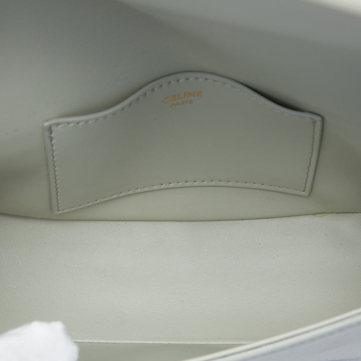 Celine Pochette Tabou Cuir de veau lisse Gris – vue 4 – GABY PARIS