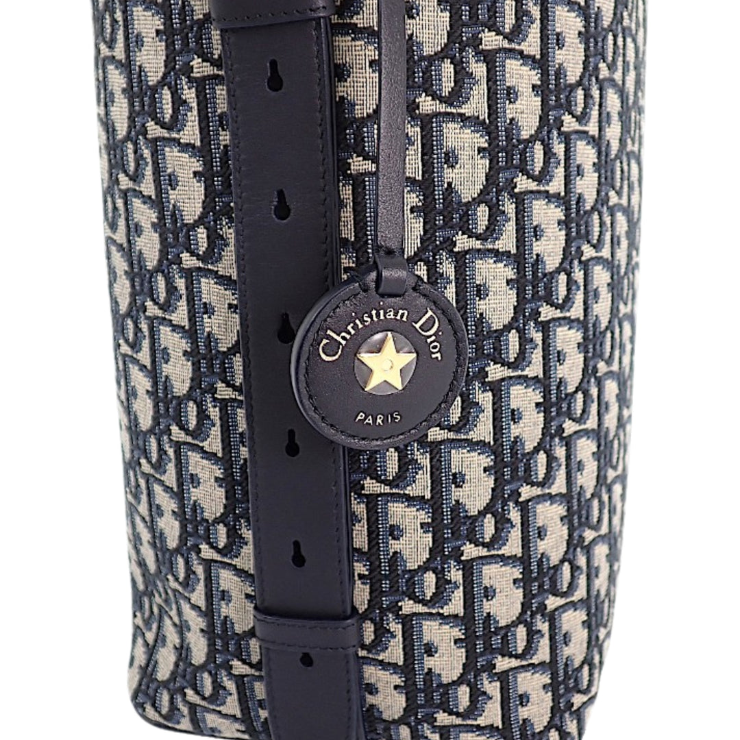 Dior Diorstar Sac seau Petit Oblique Bleu