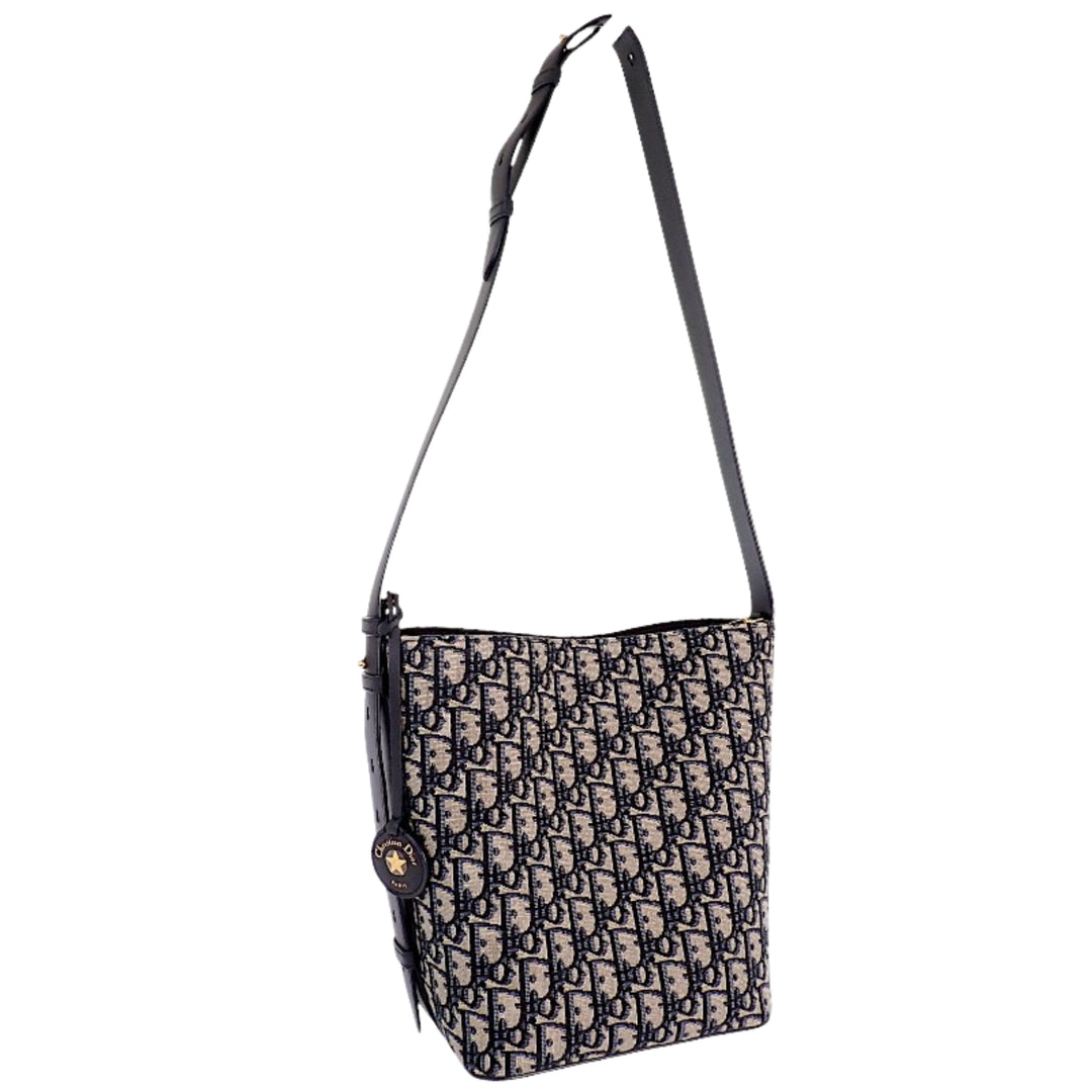 Dior Diorstar Sac seau Petit Oblique Bleu