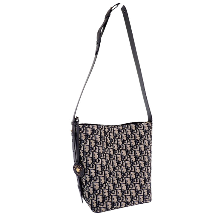 Dior Diorstar Sac seau Petit Oblique Bleu