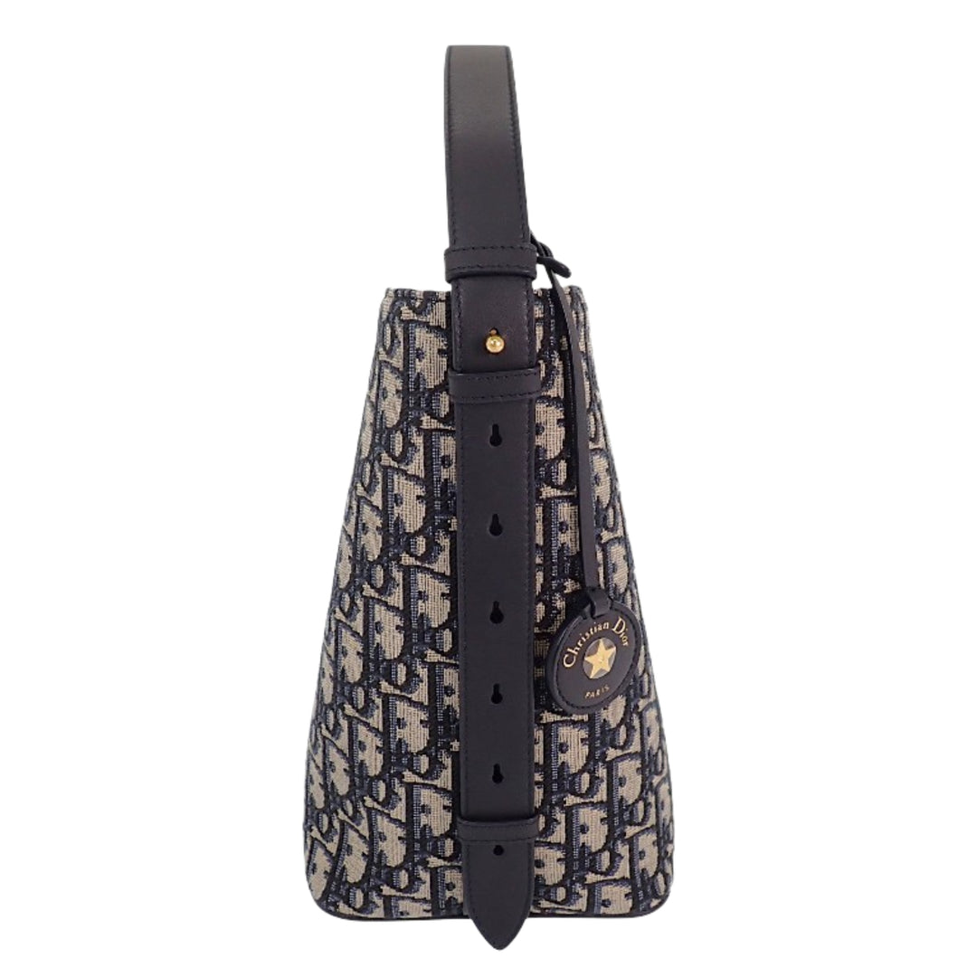 Dior Diorstar Sac seau Petit Oblique Bleu