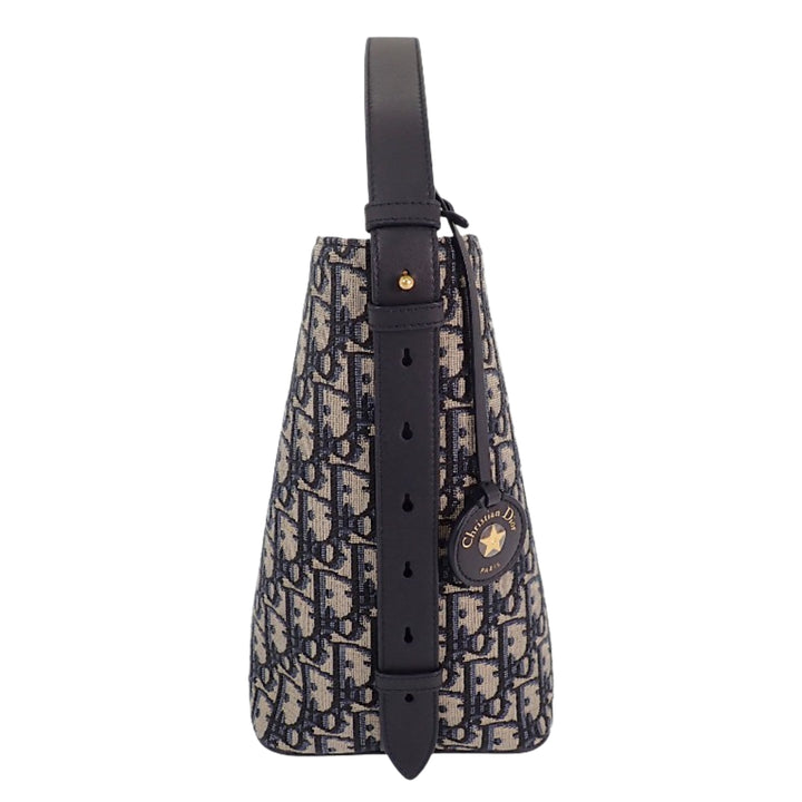 Dior Diorstar Sac seau Petit Oblique Bleu