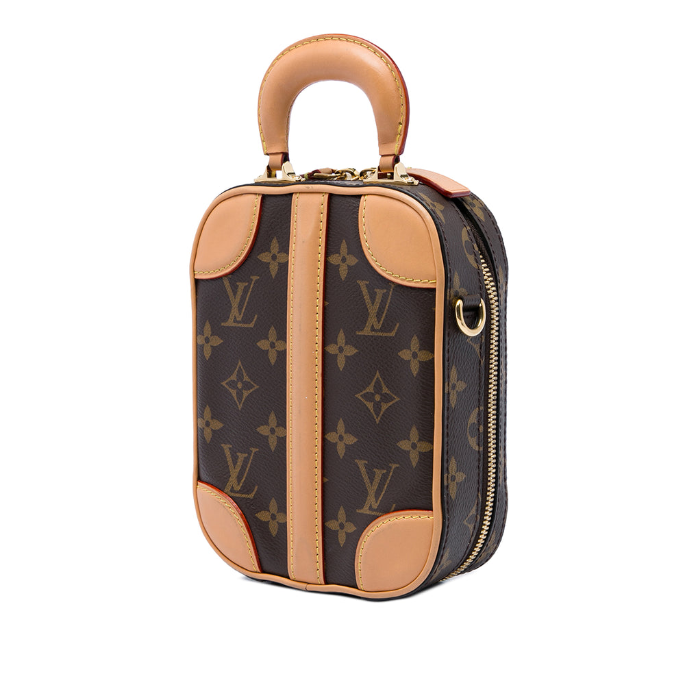 Louis Vuitton Sac à main Valisette Verticale Monogram Marron – vue 2 – GABY PARIS