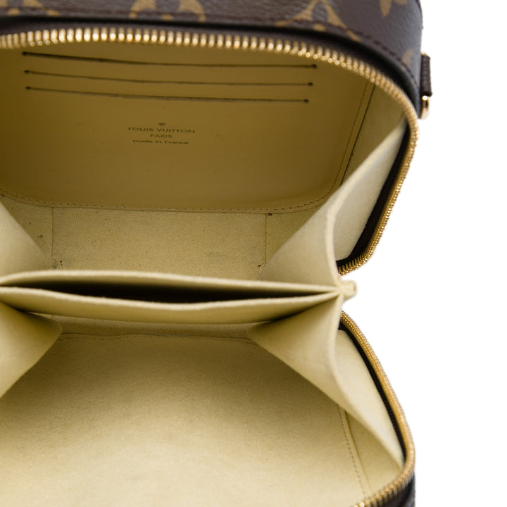 Louis Vuitton Sac à main Valisette Verticale Monogram Marron – vue 4 – GABY PARIS