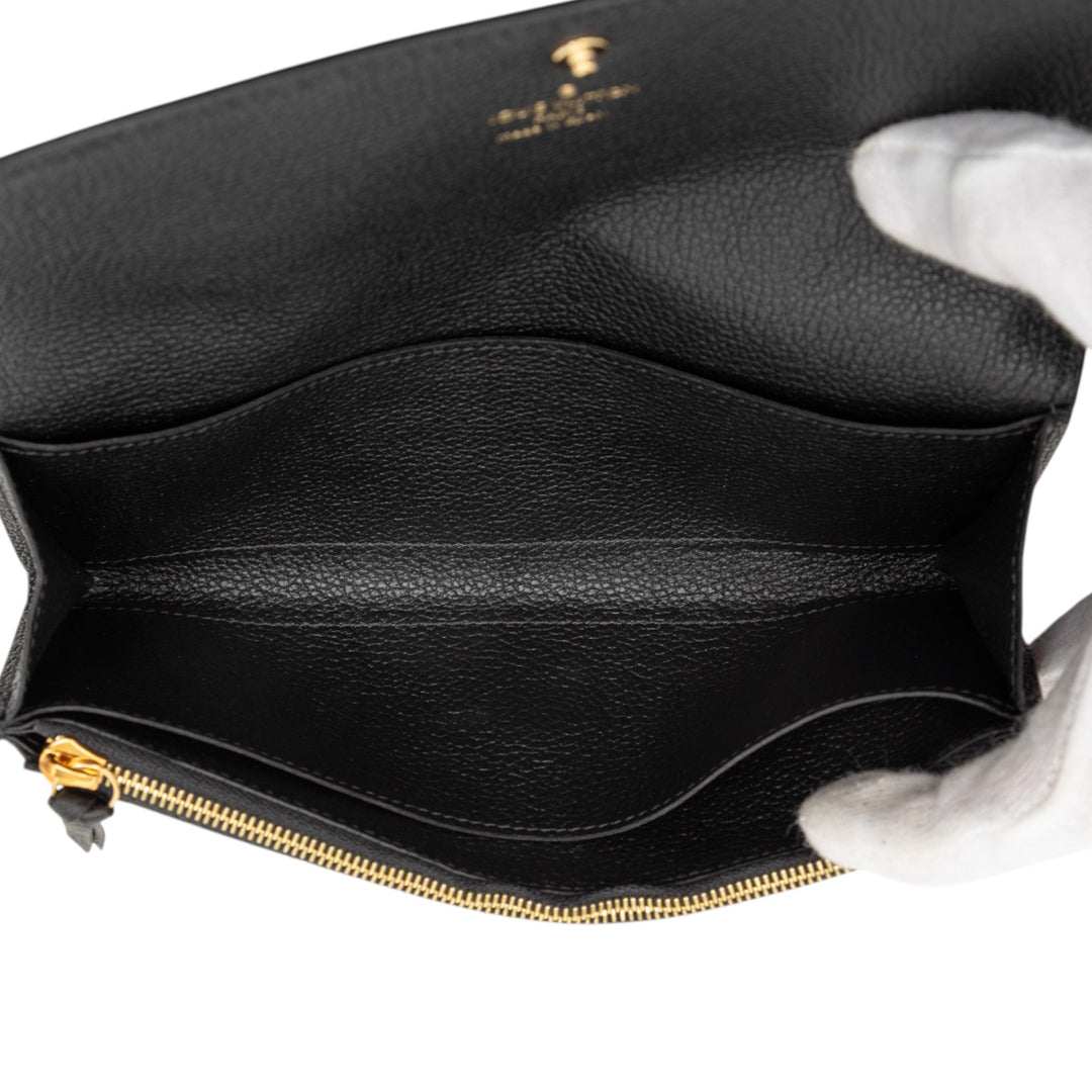Louis Vuitton Bicolor Monogram Empreinte Giant Emilie Portefeuille