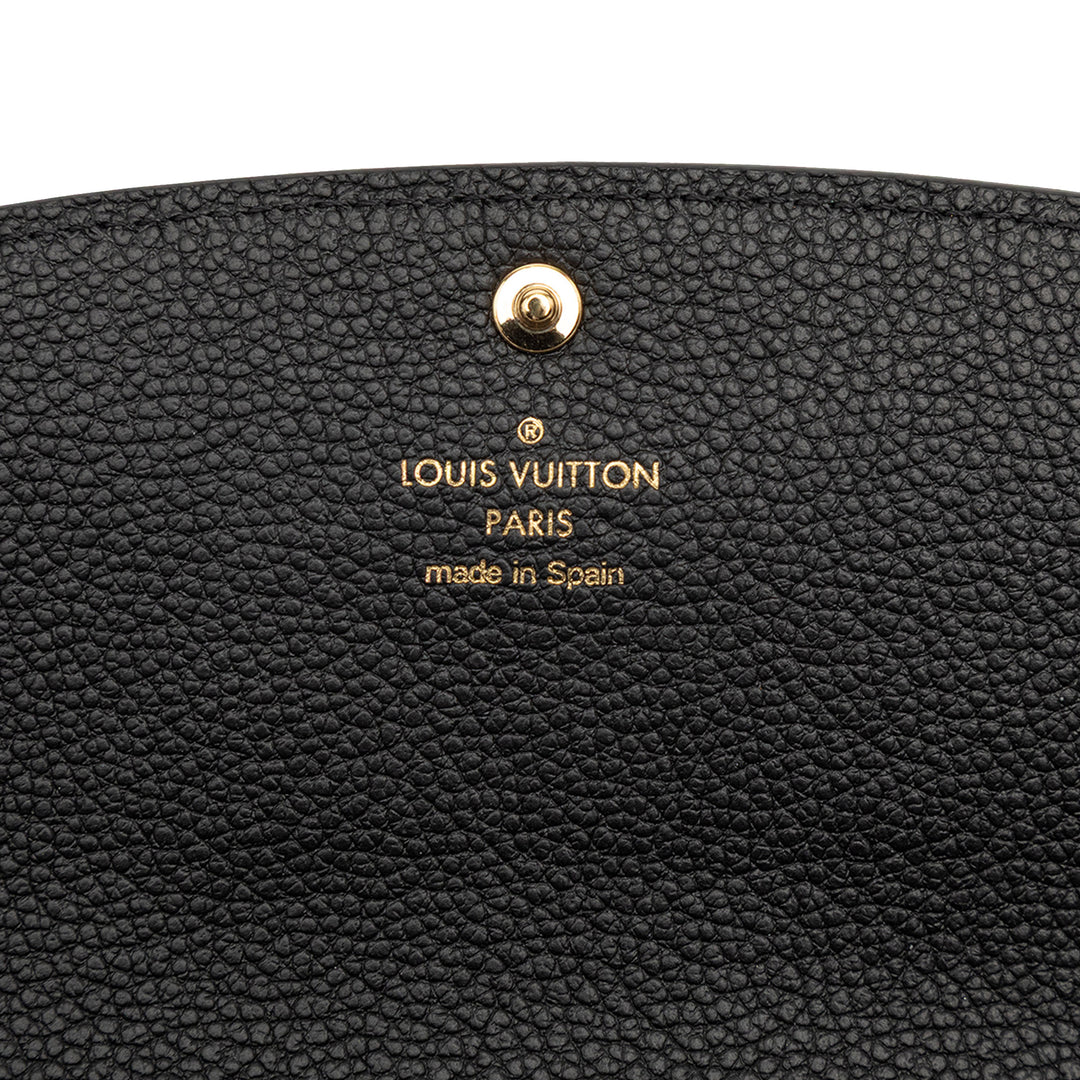 Louis Vuitton Bicolor Monogram Empreinte Giant Emilie Portefeuille