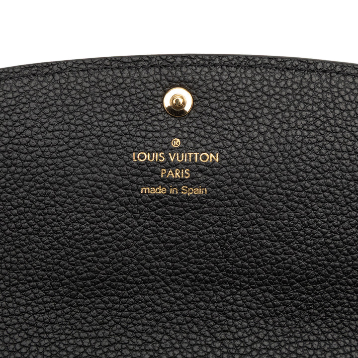 Louis Vuitton Bicolor Monogram Empreinte Giant Emilie Portefeuille