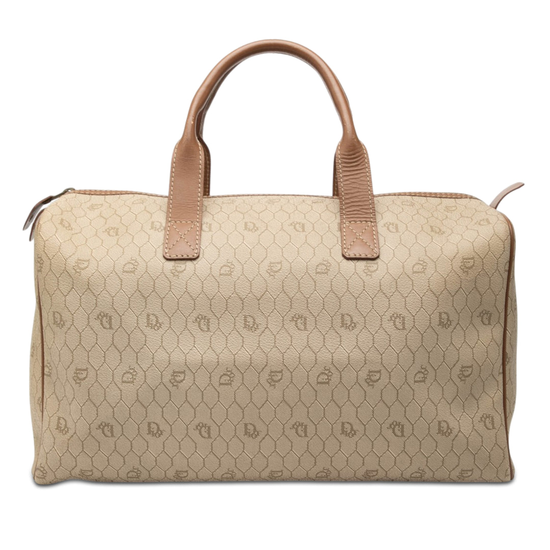 Dior Honeycomb Coated Toile Boston Sac