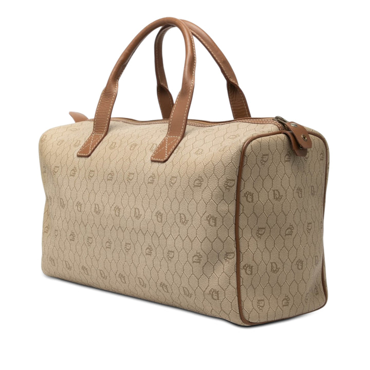 Dior Honeycomb Coated Toile Boston Sac
