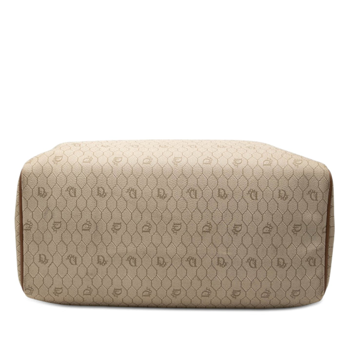 Dior Honeycomb Coated Toile Boston Sac