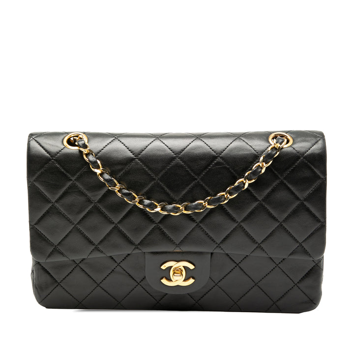 Chanel Medium Classic Cuir d’agneau Double rabat