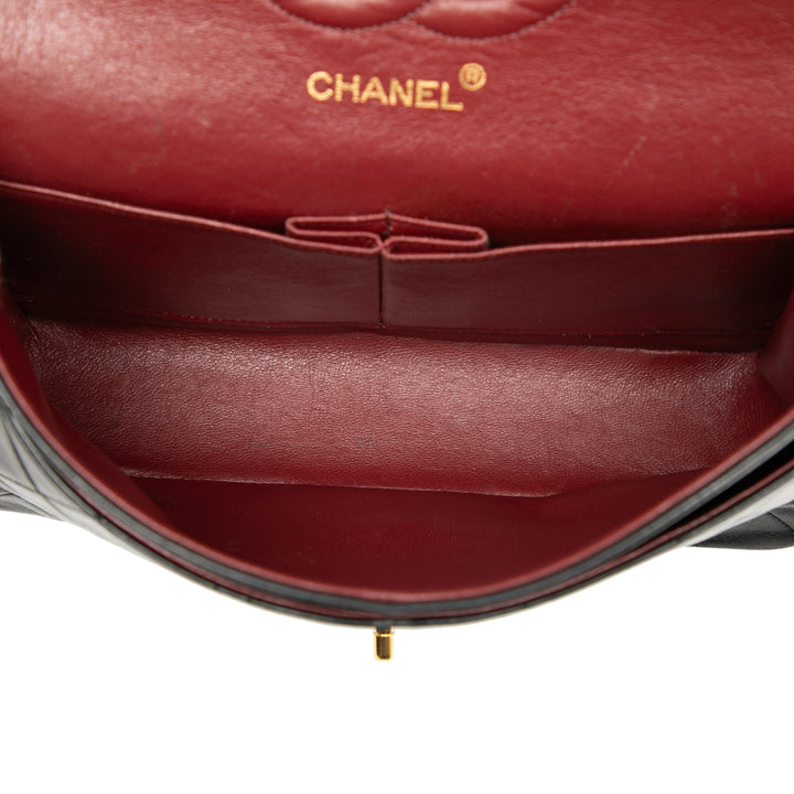 Chanel Medium Classic Cuir d’agneau Double rabat