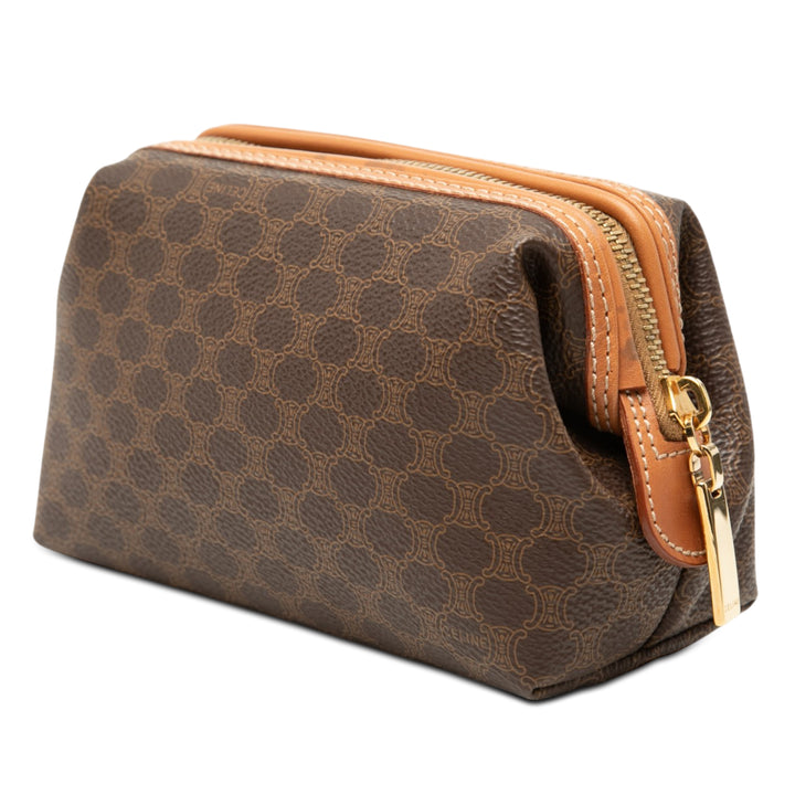 Macadam Trousse de maquillage Toile enduite Marron