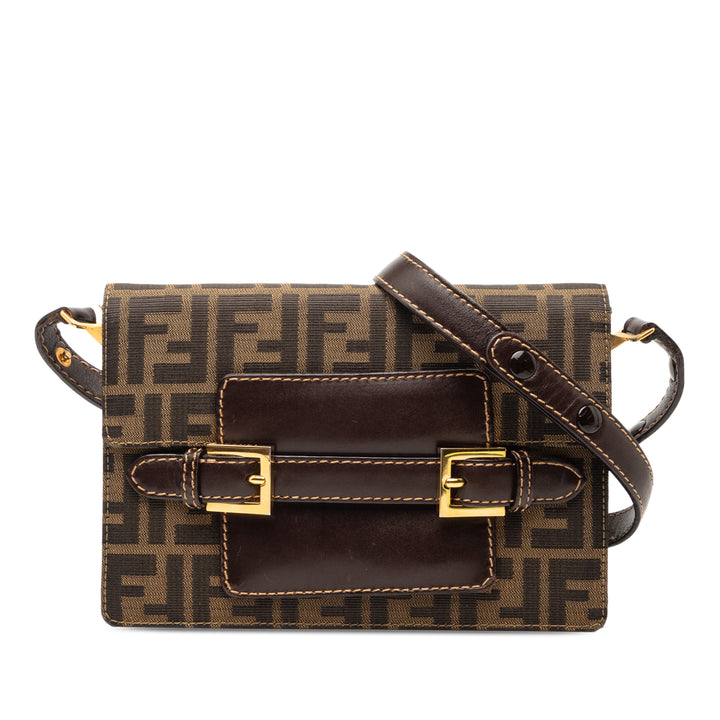Fendi Zucca Toile Sac bandoulière