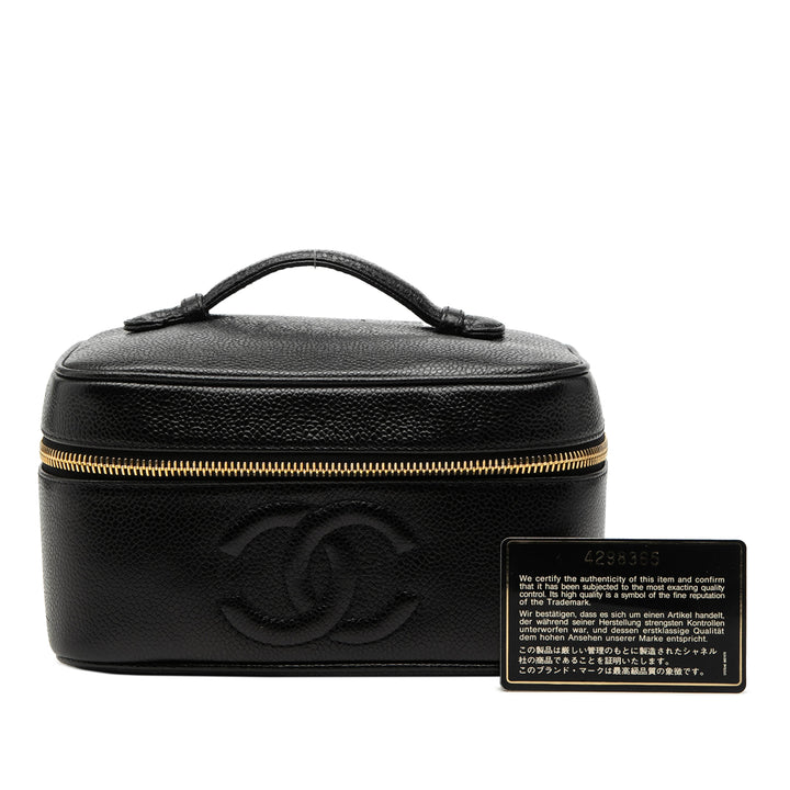Chanel CC Caviar Vanity