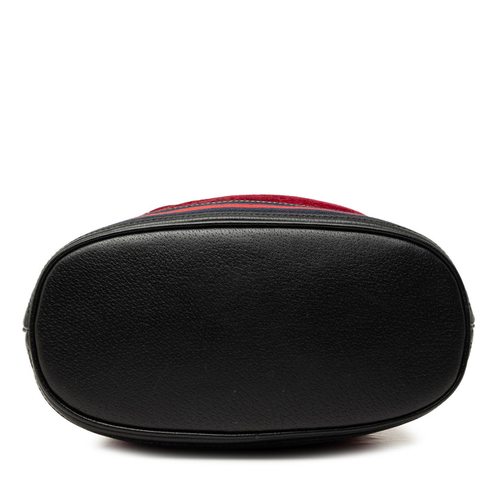 Gucci GG Velours Web Bucket