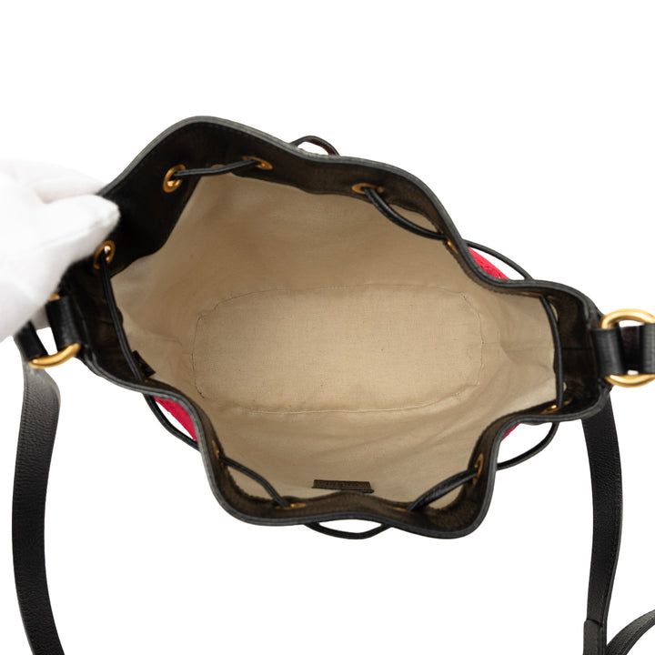 Gucci GG Velours Web Bucket