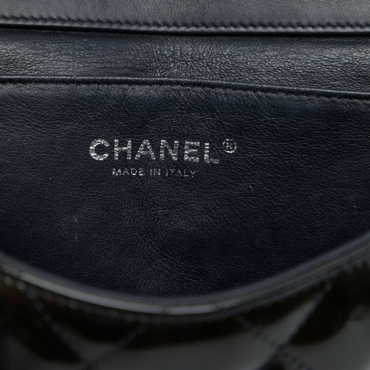 Chanel Pochette CC Matelassé Striated à rabat avec chaîne Marron – vue 5 – GABY PARIS