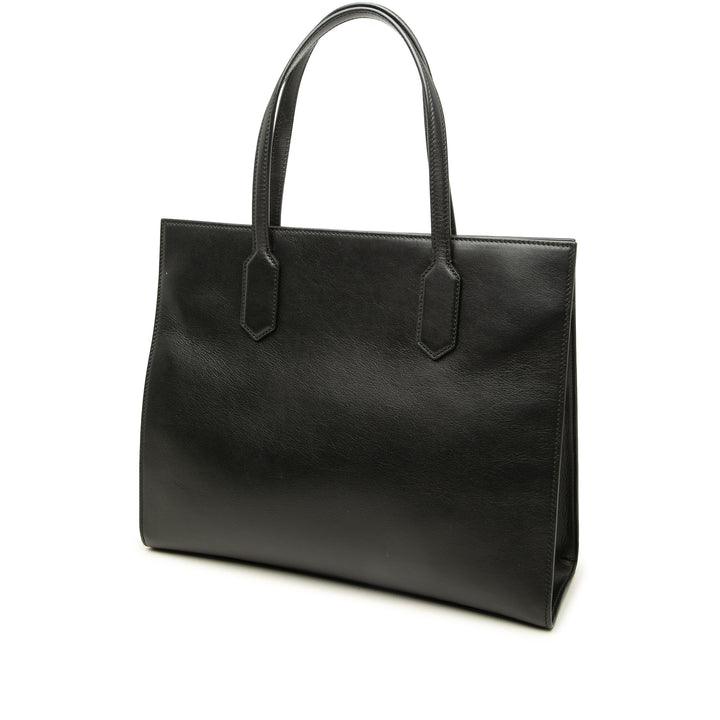 Gucci Cabas GG Marmont Ruban Cuir de veau Noir – vue 2 – GABY PARIS