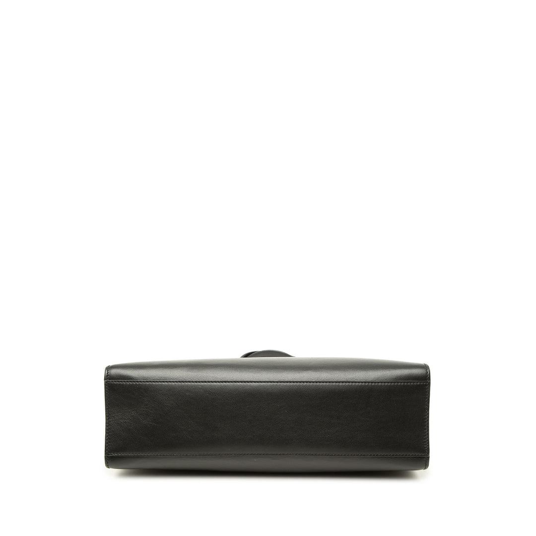 Gucci Cabas GG Marmont Ruban Cuir de veau Noir – vue 3 – GABY PARIS