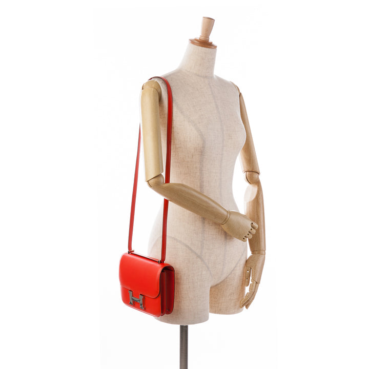 Mini Tadelakt Constance 18 Red - Gaby Paris