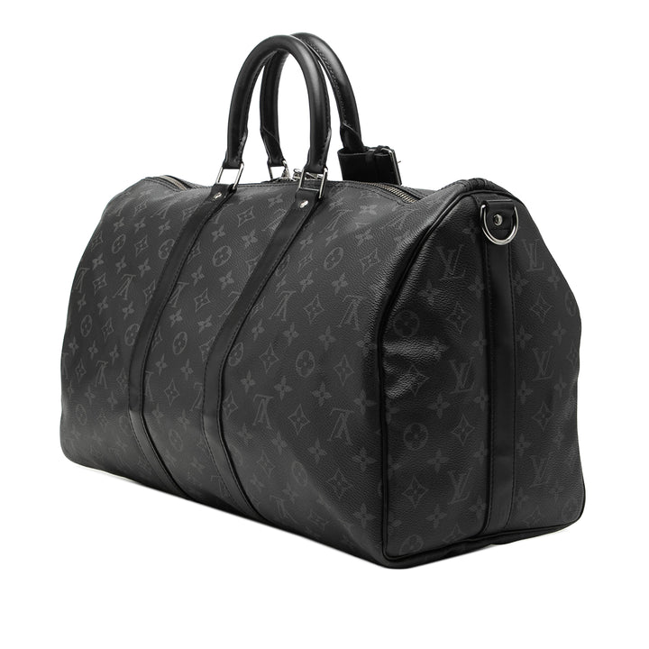 Louis Vuitton Monogram Eclipse Keepall Bandouliere 45