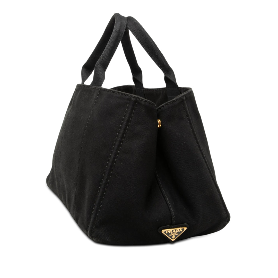 Prada Large Toile Canapa Logo Sac