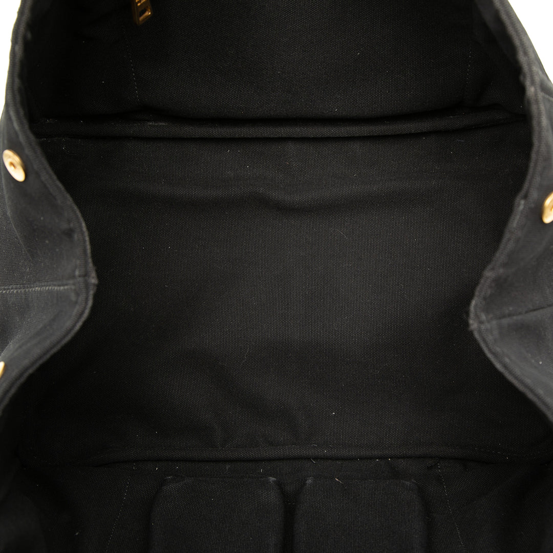 Prada Large Toile Canapa Logo Sac