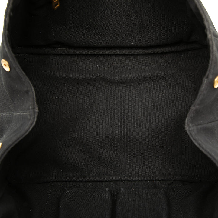 Prada Large Toile Canapa Logo Sac