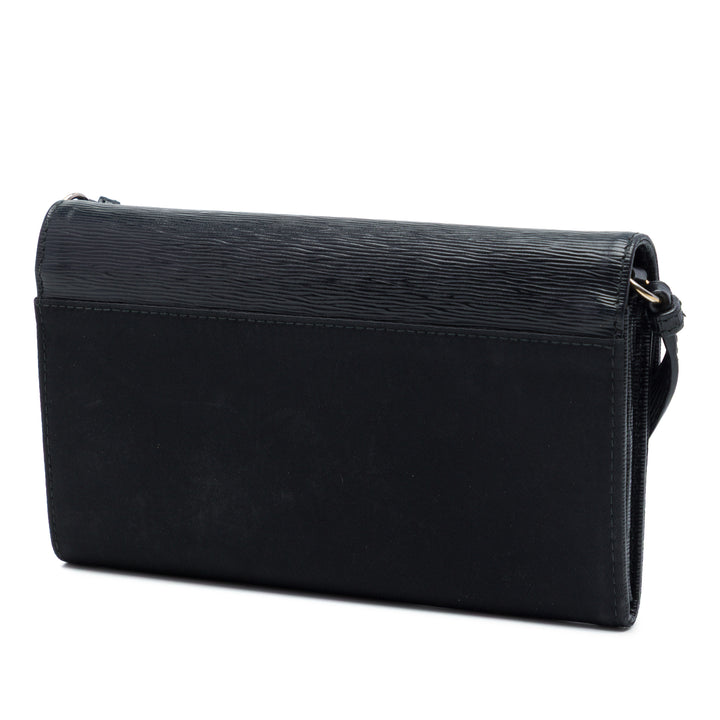 Prada Vitello Move et Tessuto Portefeuille On Strap