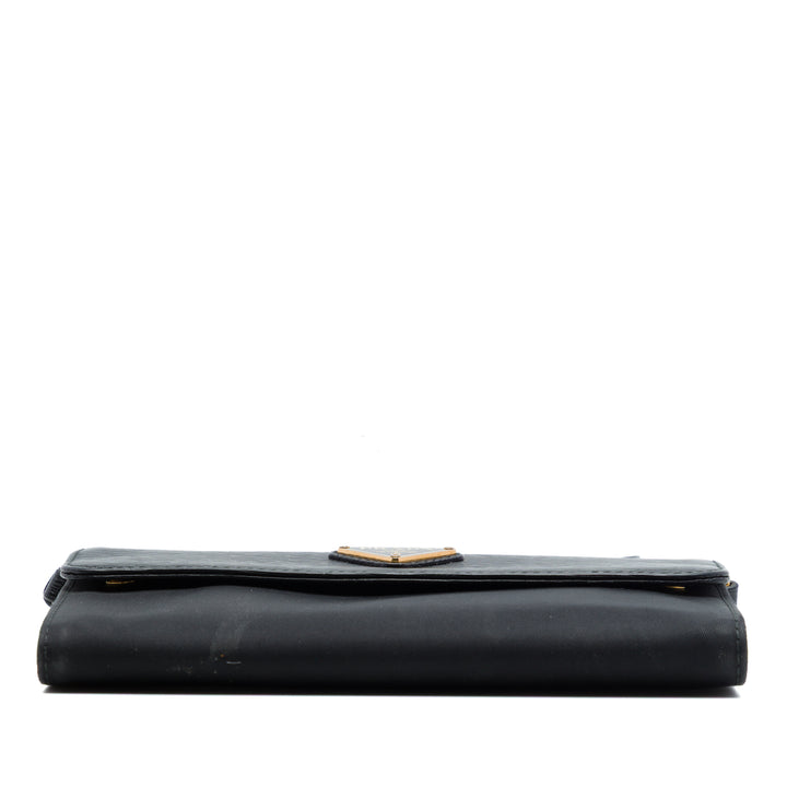 Prada Vitello Move et Tessuto Portefeuille On Strap
