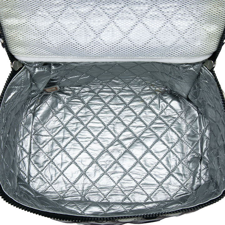 Chanel CC Gingham Lunch Sac boîte Noir – vue 4 – GABY PARIS