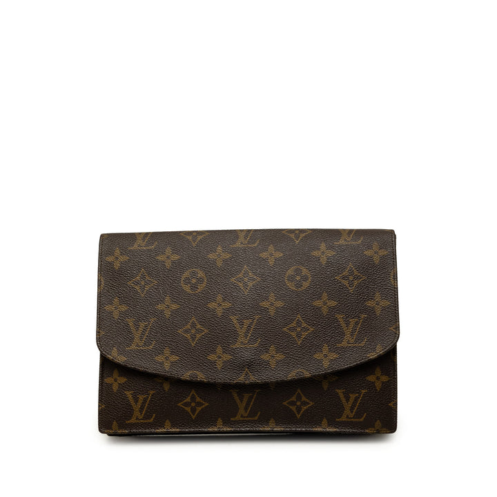 Louis Vuitton Pochette Rabat 23 Monogram Marron – vue principale – GABY PARIS