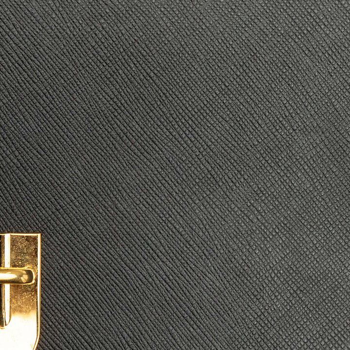 Prada Sac bandoulière Push Lock Saffiano Noir – vue 6 – GABY PARIS