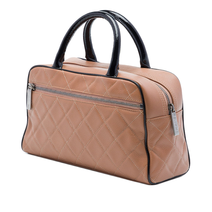 Chanel Matelassé Caviar Bowler Sac à main