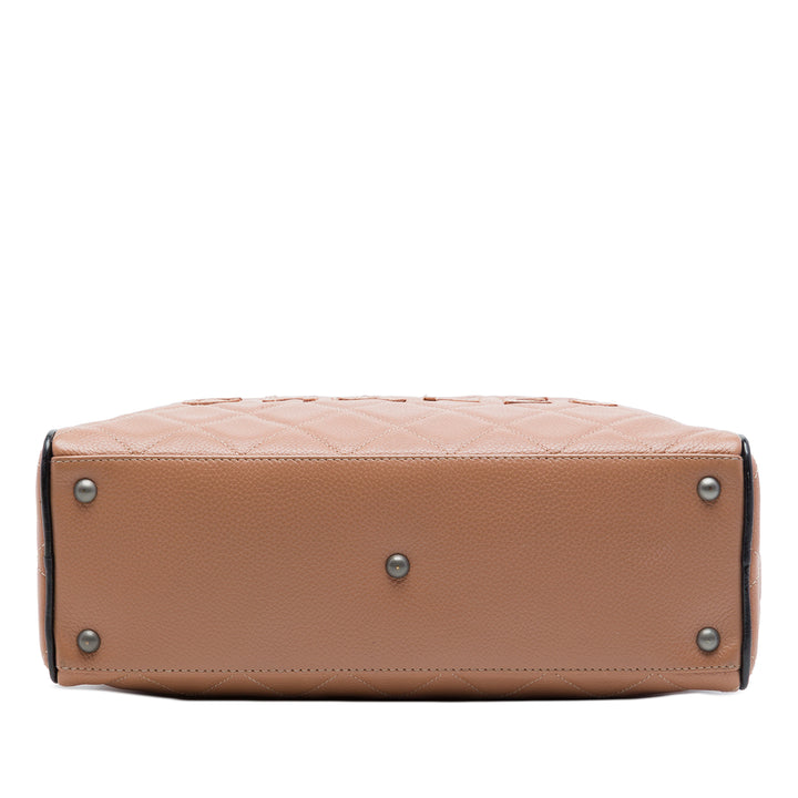 Chanel Matelassé Caviar Bowler Sac à main