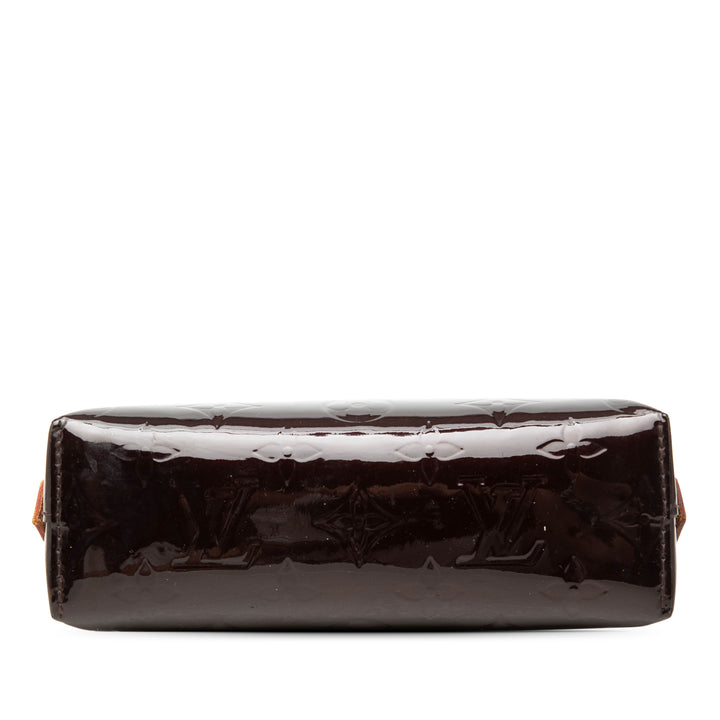 Trousse de maquillage Cuir verni Monogram Violet