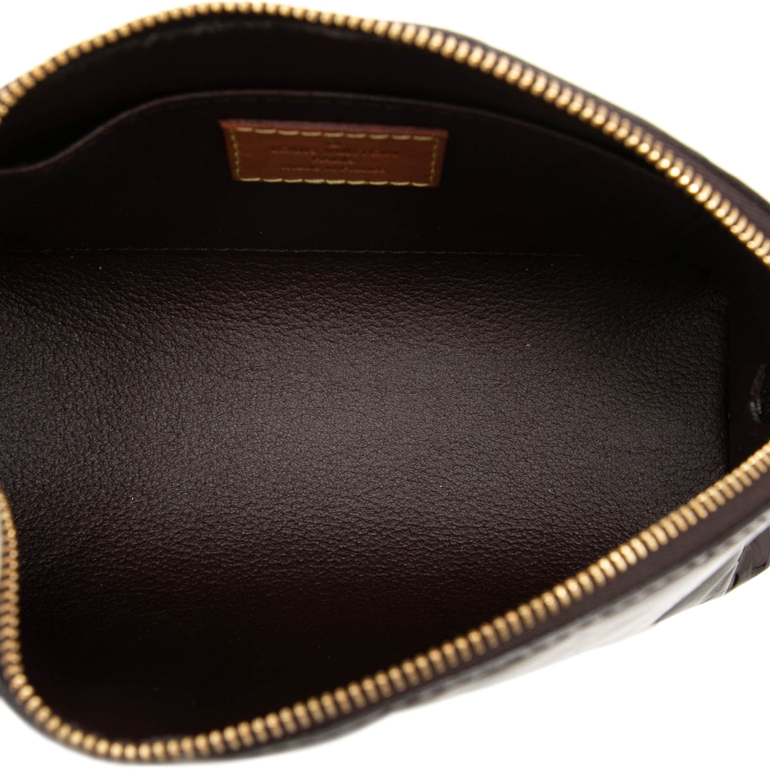 Trousse de maquillage Cuir verni Monogram Violet