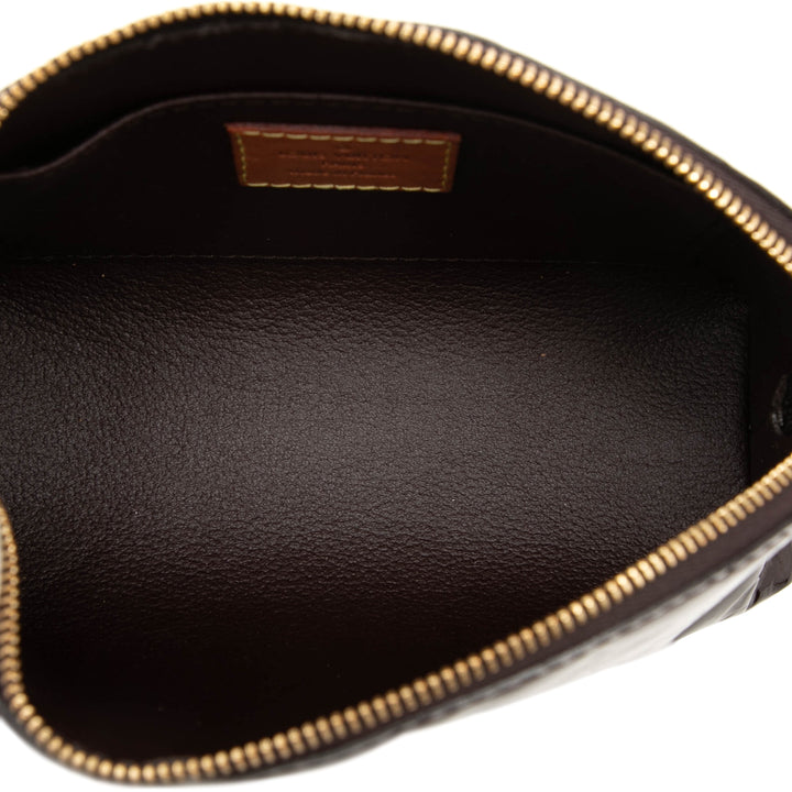 Trousse de maquillage Cuir verni Monogram Violet