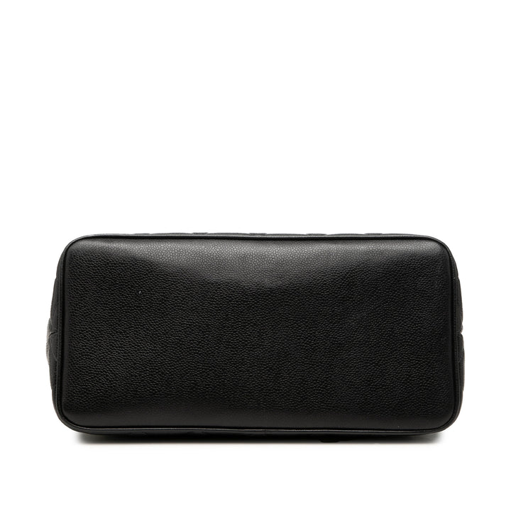 Chanel Medallion Cabas Cuir caviar Noir – vue 3 – GABY PARIS