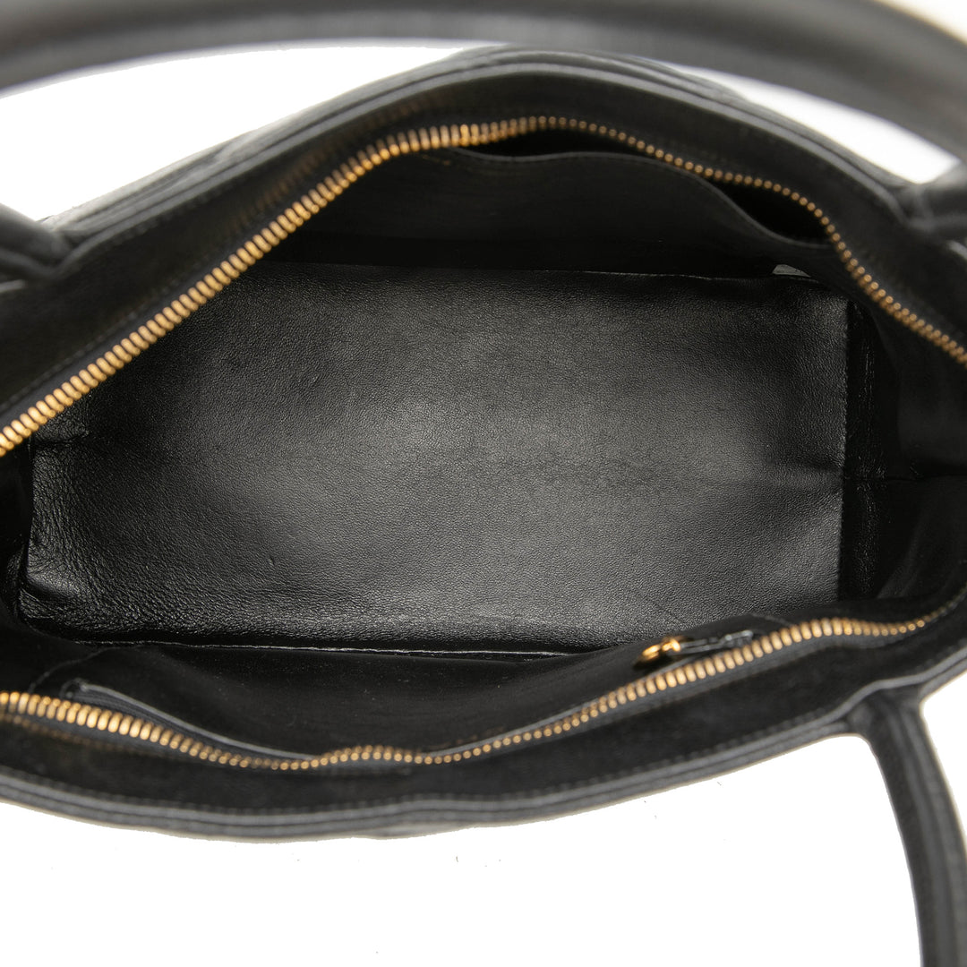 Chanel Medallion Cabas Cuir caviar Noir – vue 4 – GABY PARIS