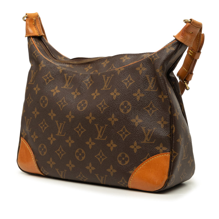 Louis Vuitton Sac porté épaule Boulogne 30 Monogram Marron – vue 2 – GABY PARIS