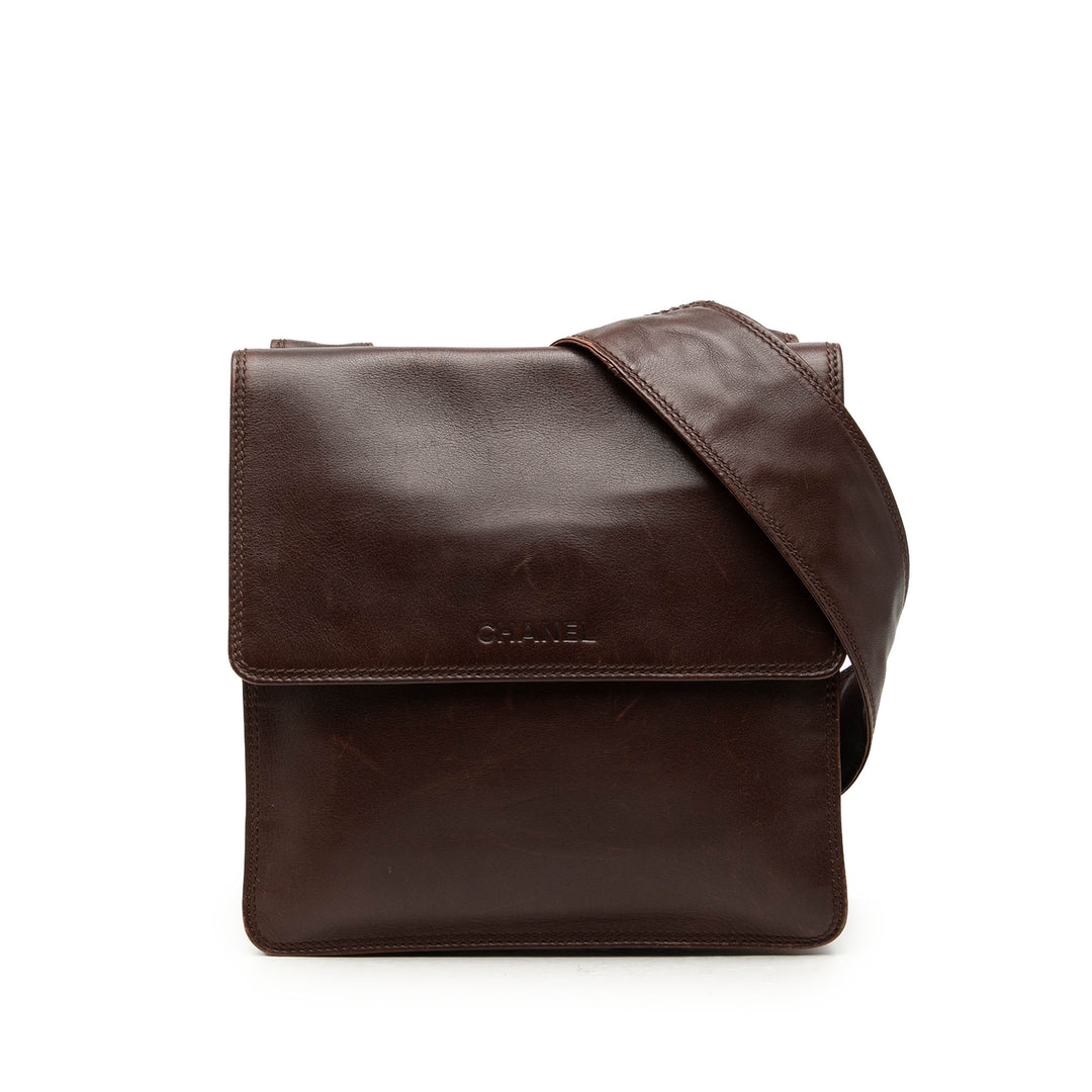 Chanel Sac Cuir d'agneau Marron – vue principale – GABY PARIS