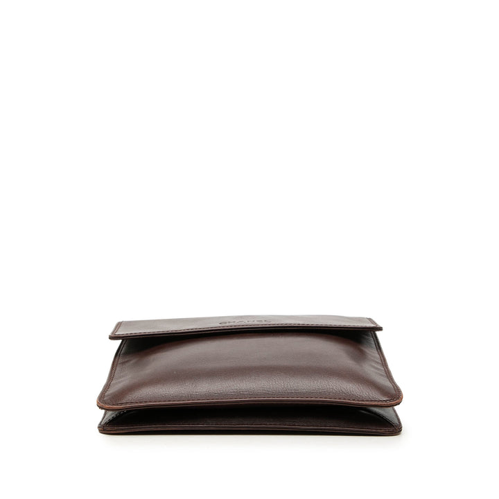 Chanel Sac Cuir d'agneau Marron – vue 3 – GABY PARIS