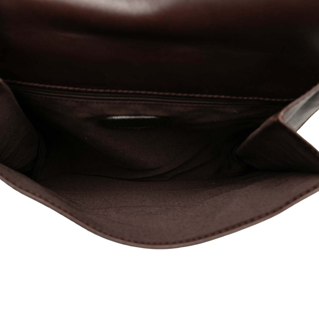 Chanel Sac Cuir d'agneau Marron – vue 4 – GABY PARIS