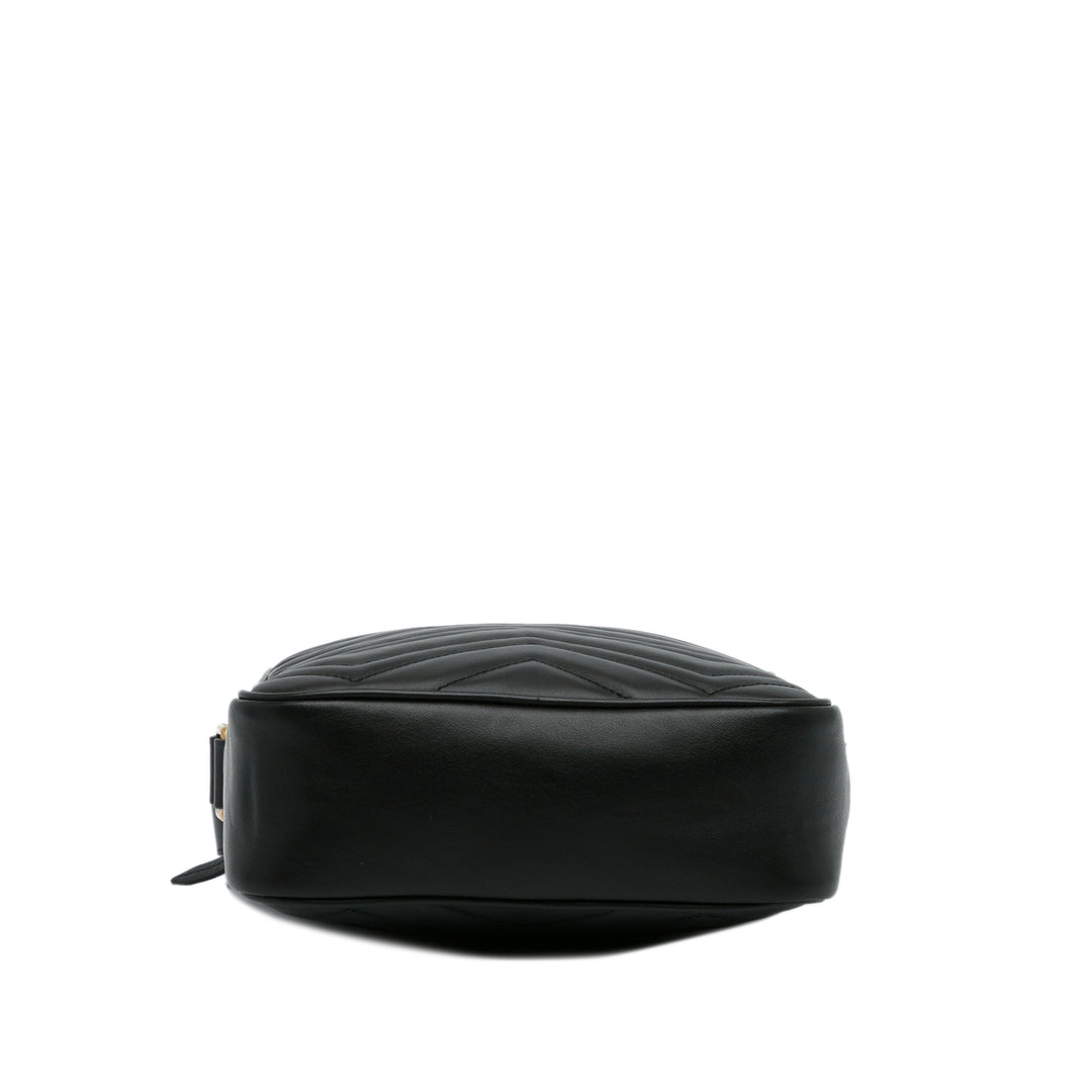 GG Marmont Matelasse Crossbody Black - Gaby Paris