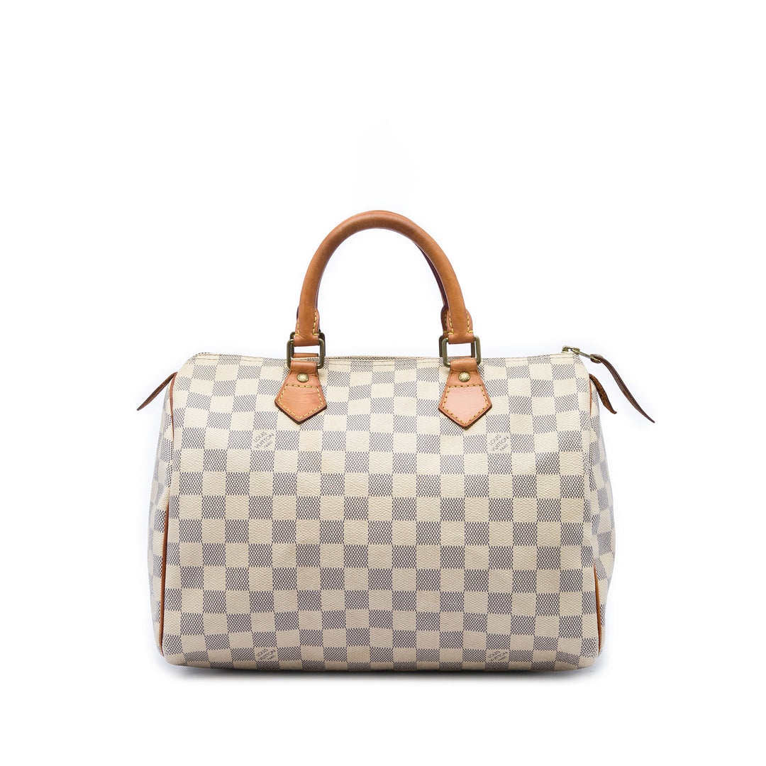 Louis Vuitton Speedy 30 Damier Azur Blanc – vue principale – GABY PARIS