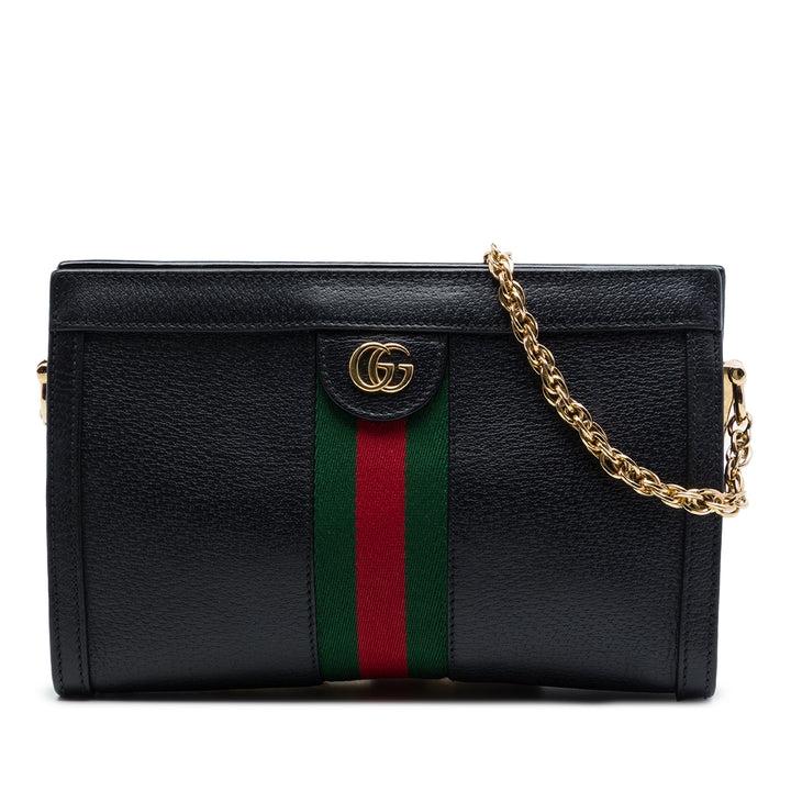 Gucci Web Ophidia Chaîne Sac Petit Cuir de veau