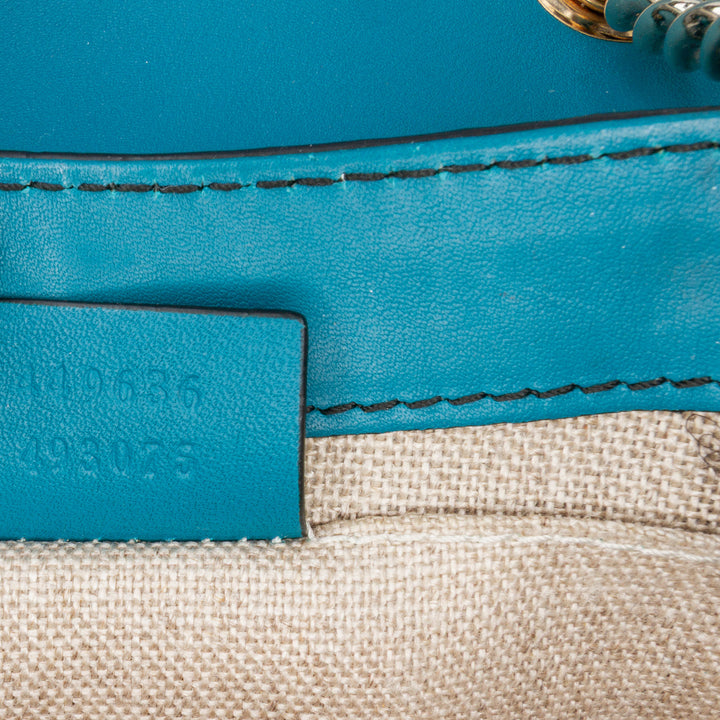 Mini Microguccissima Emily Crossbody Blue - Gaby Paris