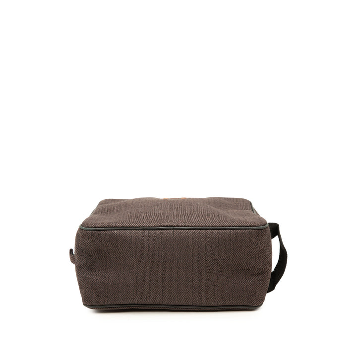 Hermès Pochette Globe Trotter MM Marron – vue 3 – GABY PARIS
